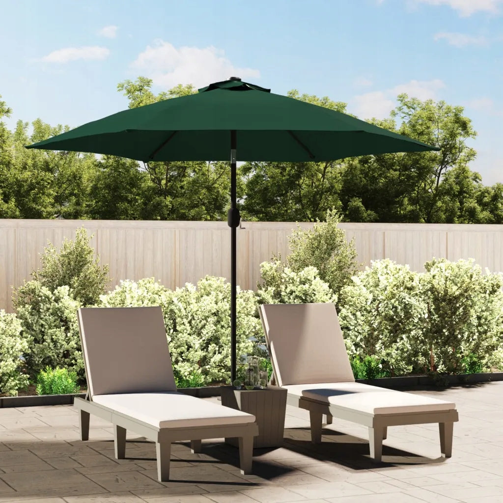 Replacement cover for garden umbrella, green, Color green