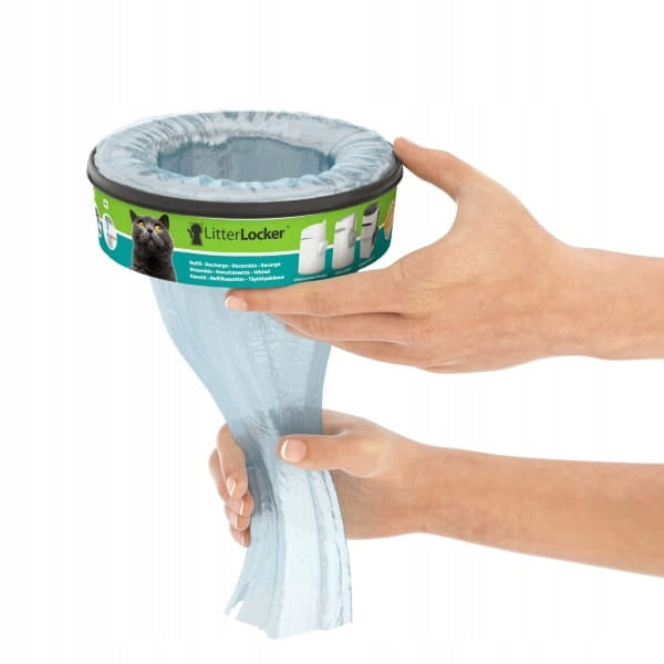 Replacement foil cartridge for LitterLocker II / Design container Kind litter scoop bags