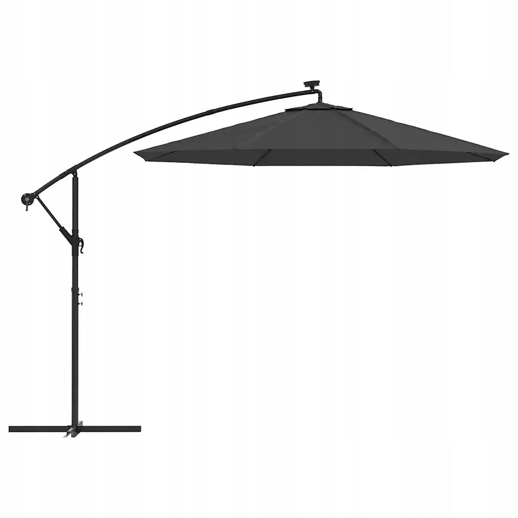 Replacement garden umbrella cover, anthracite, 350 cm Color gray