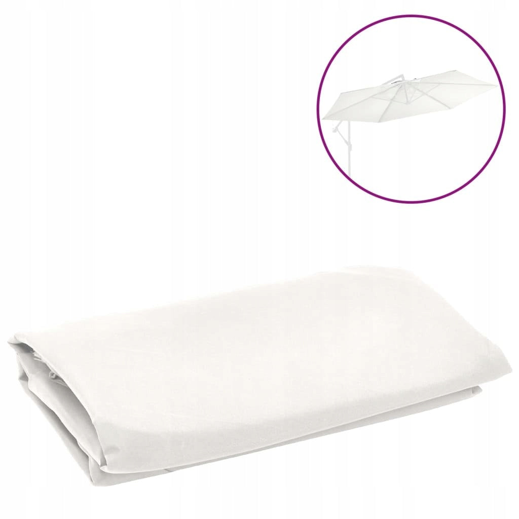 Replacement garden umbrella cover, sand white, 350 cm EAN (GTIN) 8720286164952