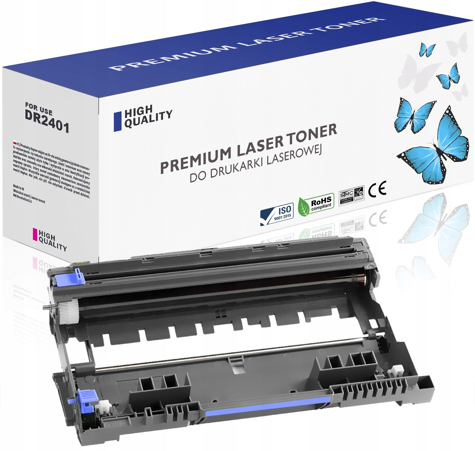 Replacement set 3x Toner TN2421 + 1x Drum DR2401 - Brother printers Manufacturer White Box