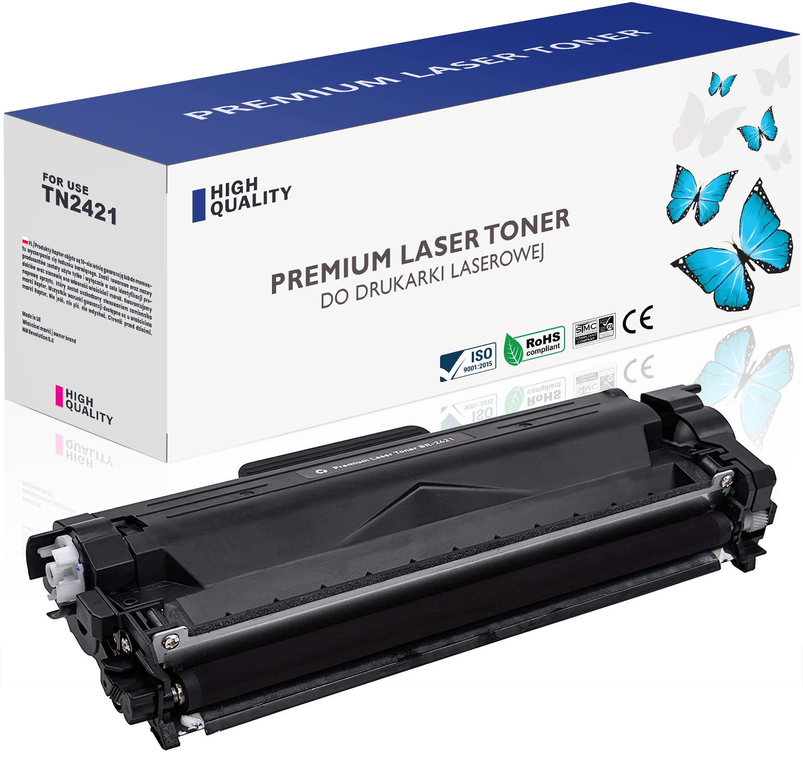 Replacement set 3x Toner TN2421 + 1x Drum DR2401 - Brother printers Manufacturer code Toner TN2421 / TN-2421 / Bęben DR2401