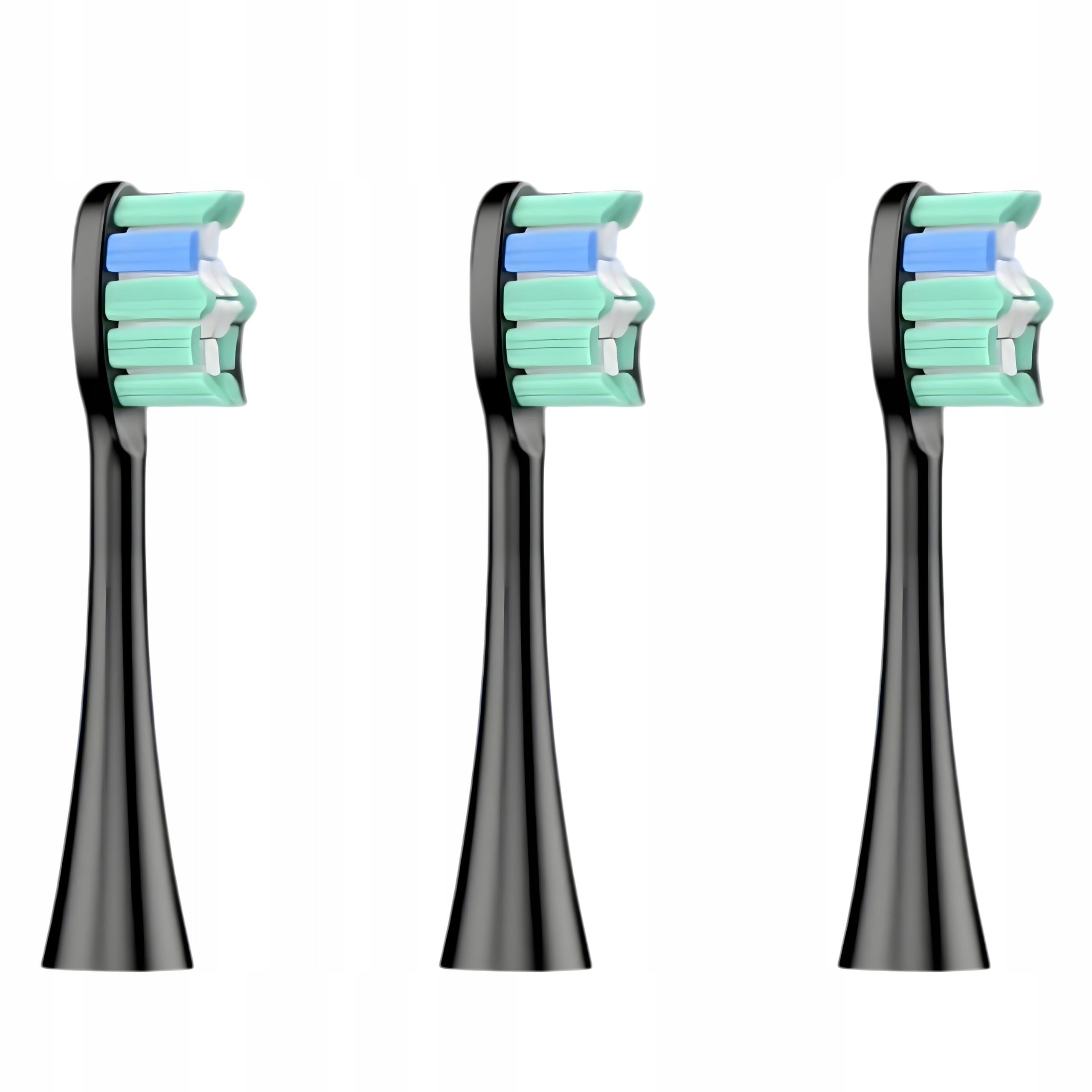 Replacement tips for sonic toothbrush DentiPro STB-02 3 PCS.