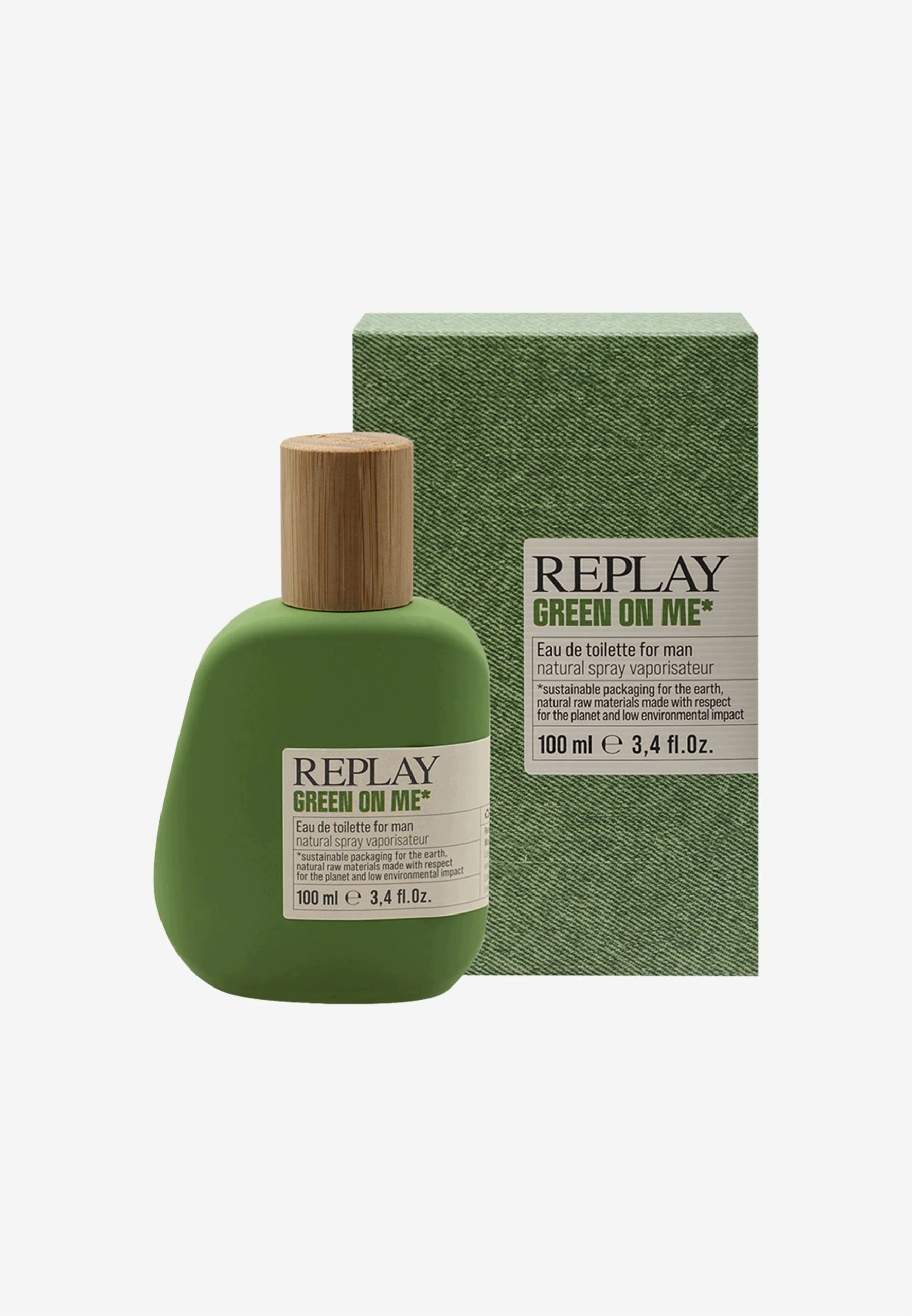 Replay Green On Me Toaletní voda pro muže 100 ml – svěží aromatická vůně Line other