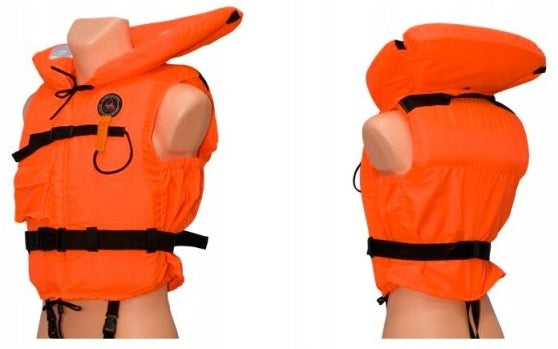 Rescue Vest Life Vest Aquarius Orange Large 100N XL 75 - 90 kg Type rescue