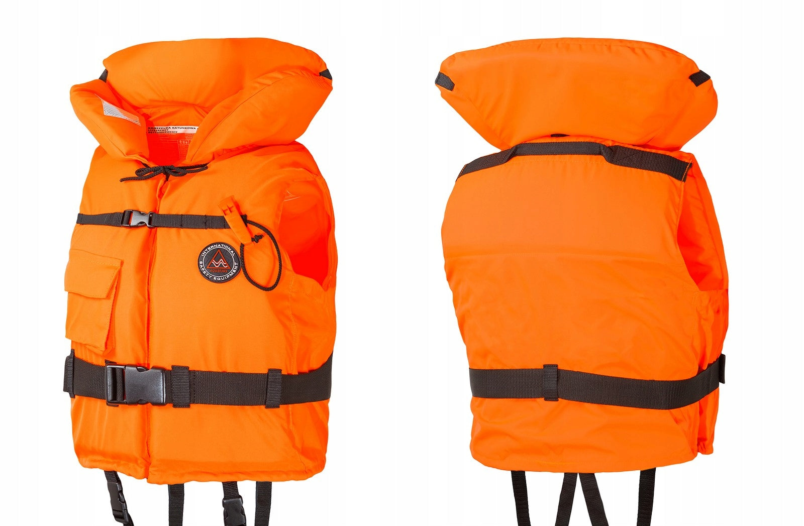 Rescue Vest Life Vest Aquarius Orange Large 100N XXL 90 - 120 kg Brand Aquarius