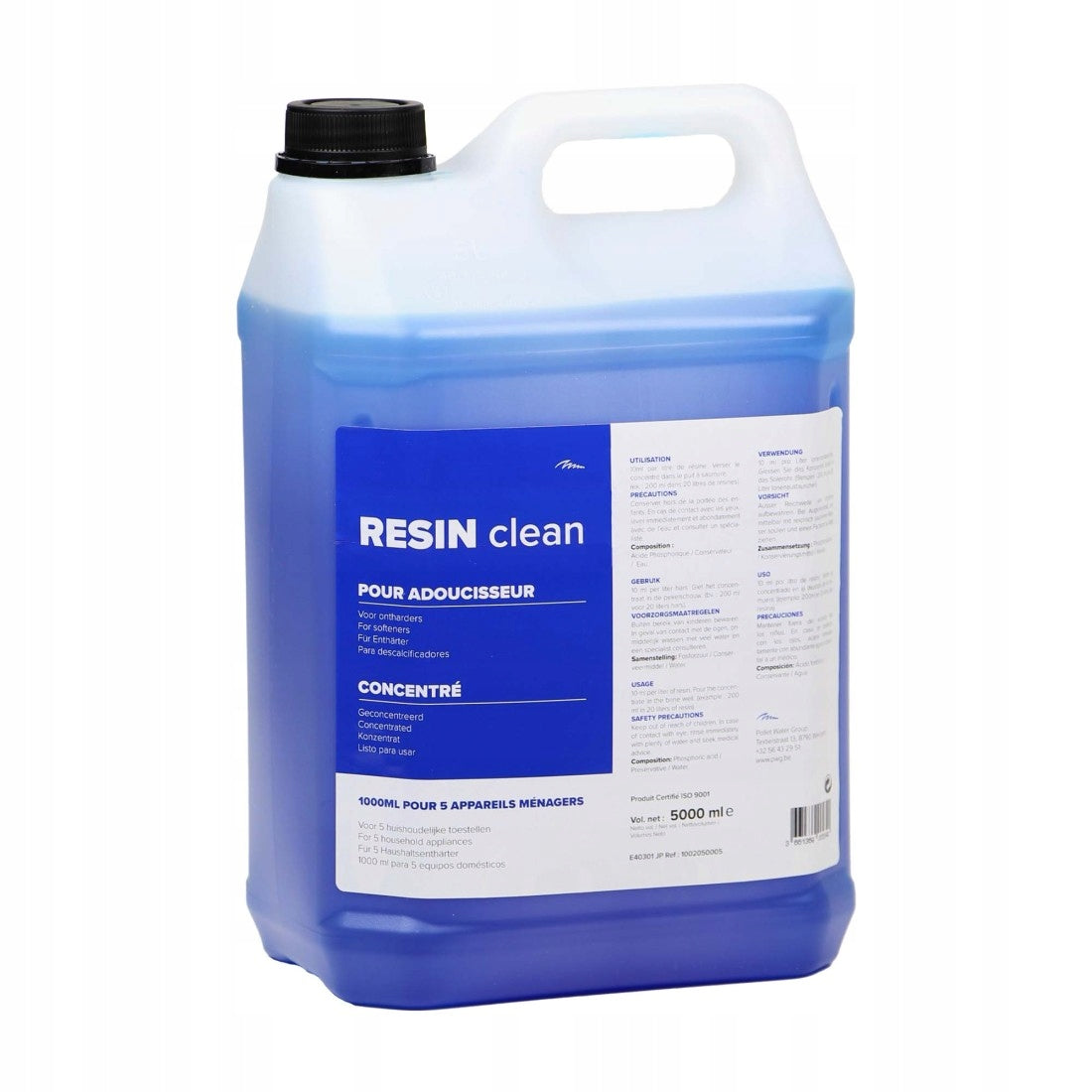 Resin Clean 5 l ion exchange resin cleaner in softeners