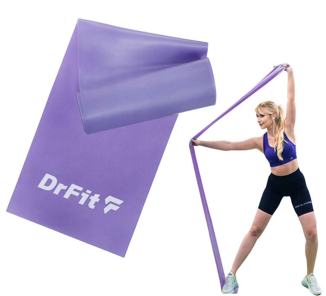 Resistance Exercise Tape 5,4kg Rehabilitation for Stretching Exercise Violet