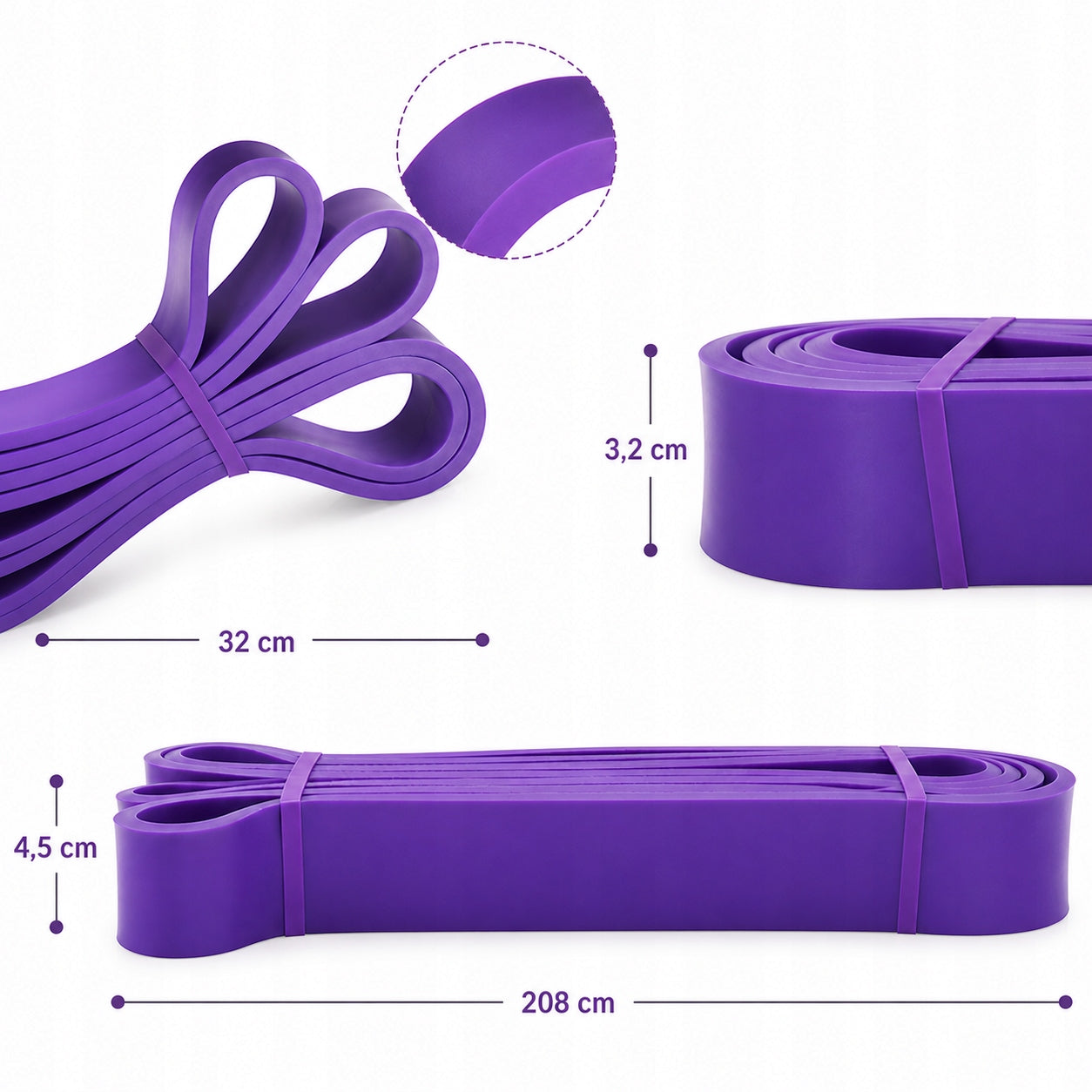 Resistance Rubber Strength Training CrossFit Pull Up Fitness Tape Packaging status original