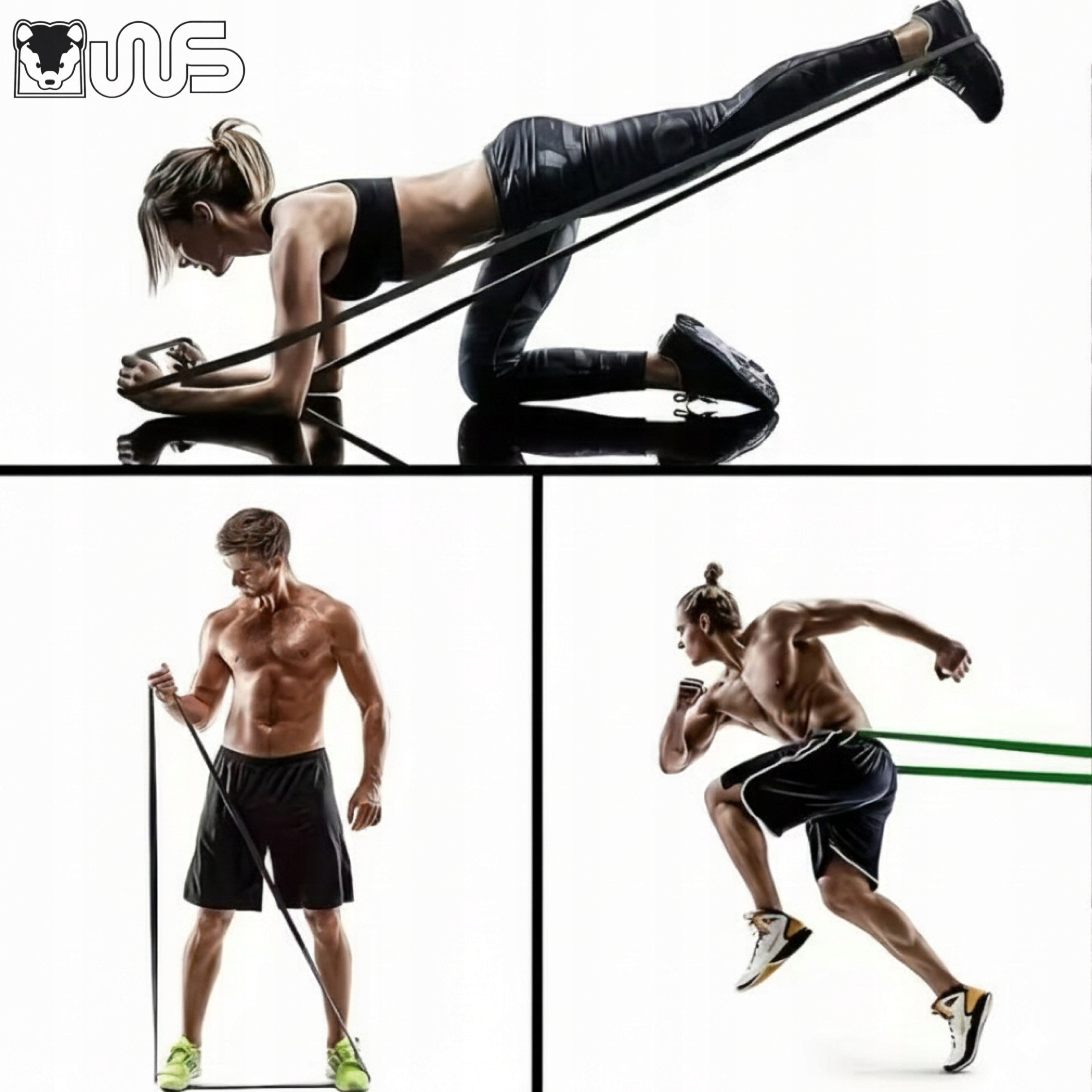 Resistance Rubbers for Tschen Set of 5pcs for Training in the Gym in the Park House Brand no brand