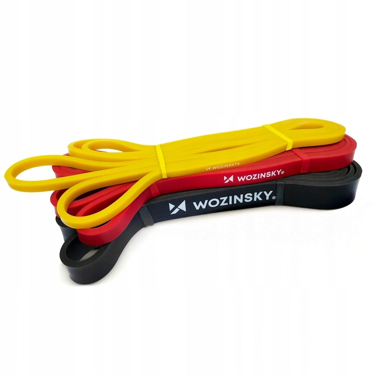 Resistance bands for exercise Wozinsky WGO-3 made of latex - 3 pcs.