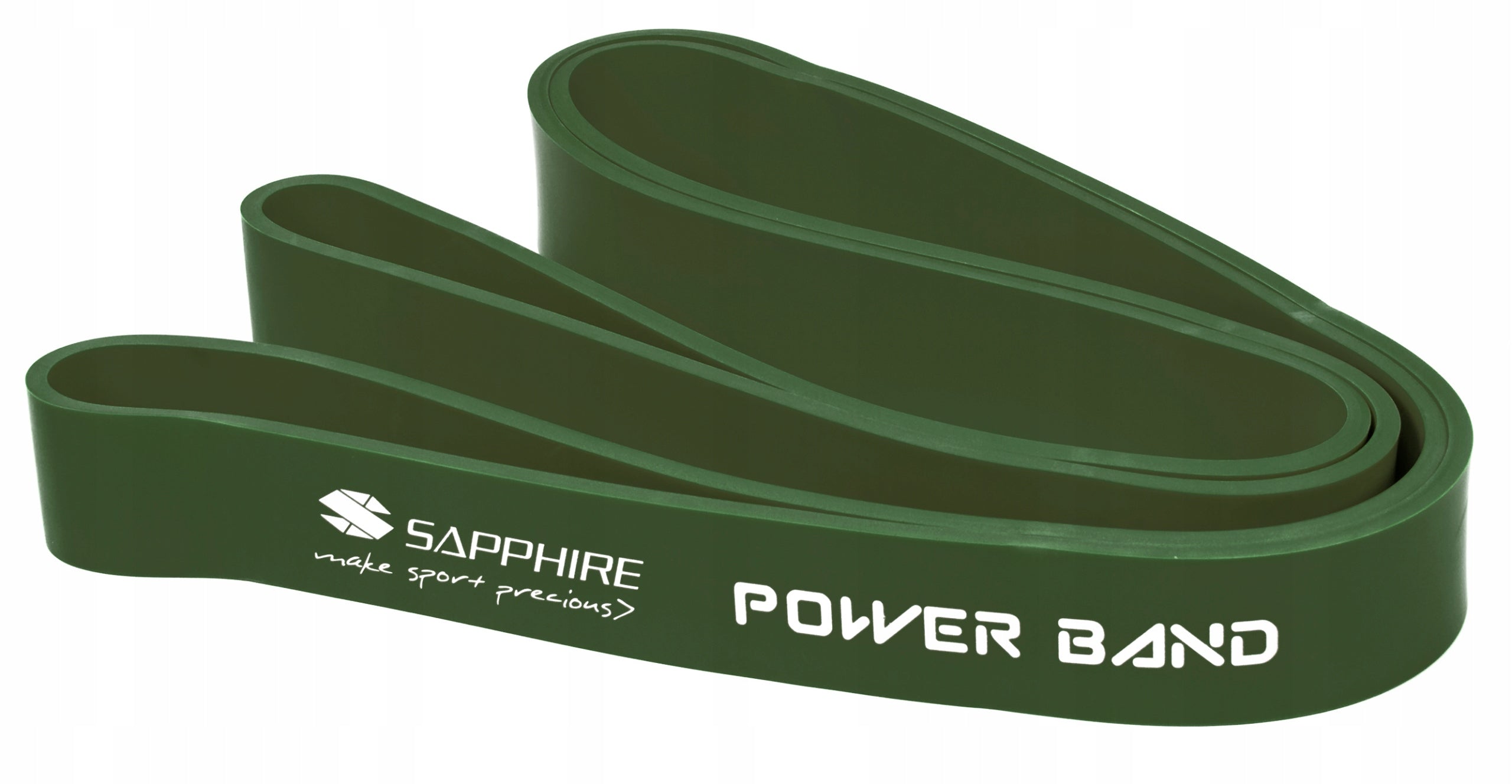 Resistance rubber POWER BAND STRONG TRAINING BAND FOR EXERCISE 16-39 KG SAPPHIRE Length 208 cm