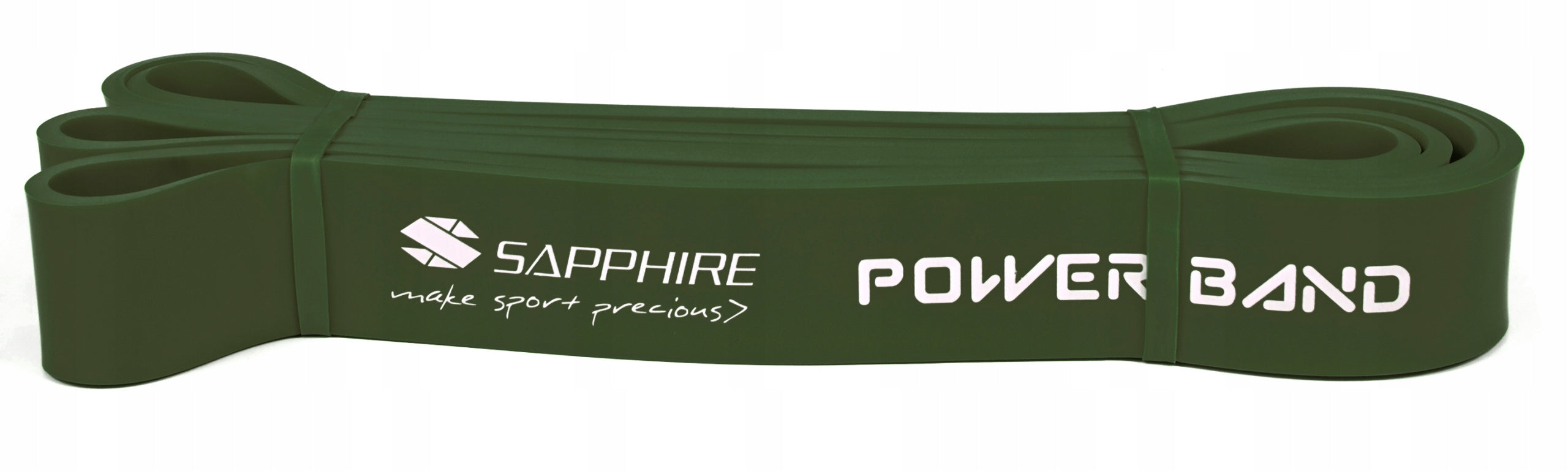 Resistance rubber POWER BAND STRONG TRAINING BAND FOR EXERCISE 16-39 KG SAPPHIRE Width 32 mm
