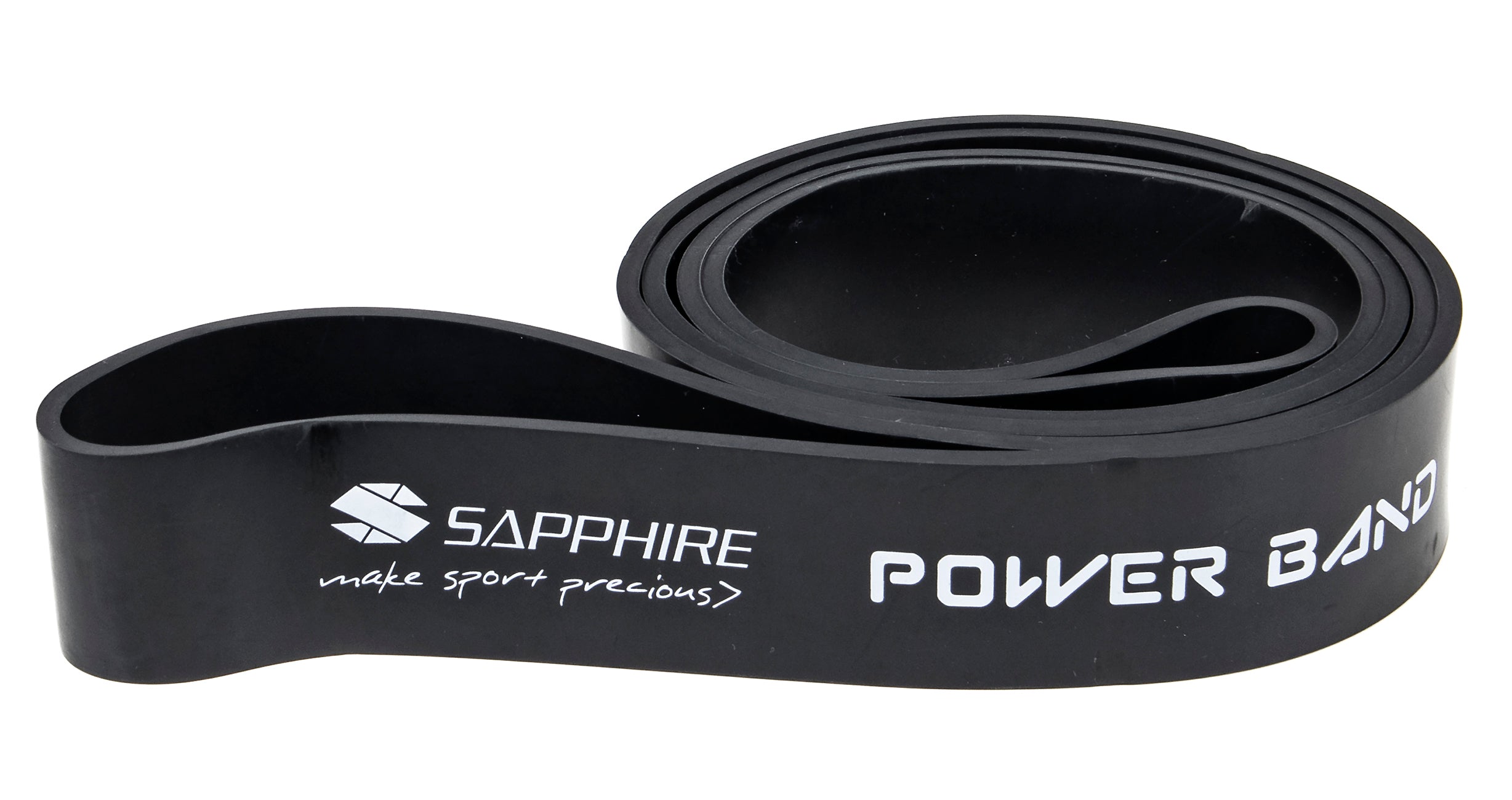 Resistance rubber POWER BAND STRONG TRAINING BAND FOR EXERCISE 23-57 KG SAPPHIRE Manufacturer code GUMA_SG2080_45_BLACK