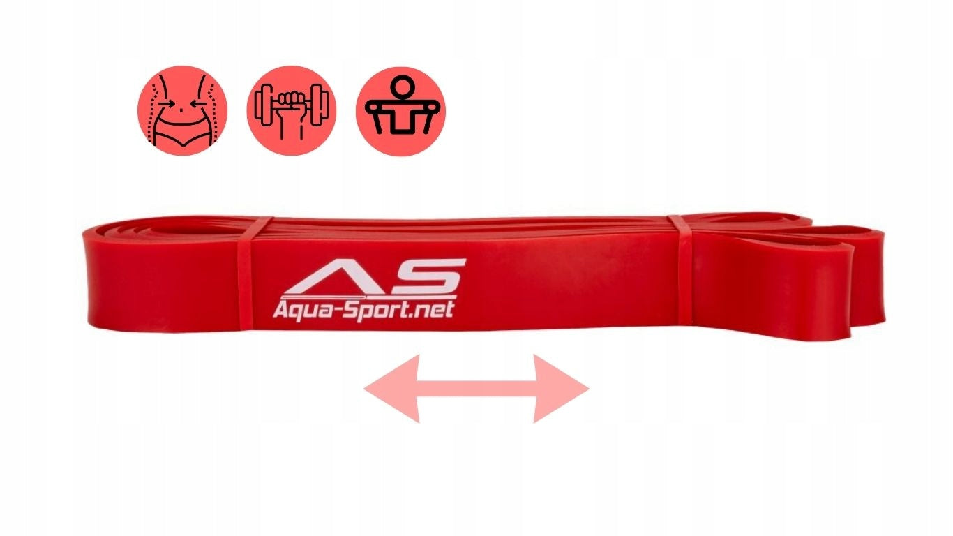 Resistance tape rubber exercise accessories sport Aqua-Sport Superband 13-35KG Brand AS Aqua-Sport