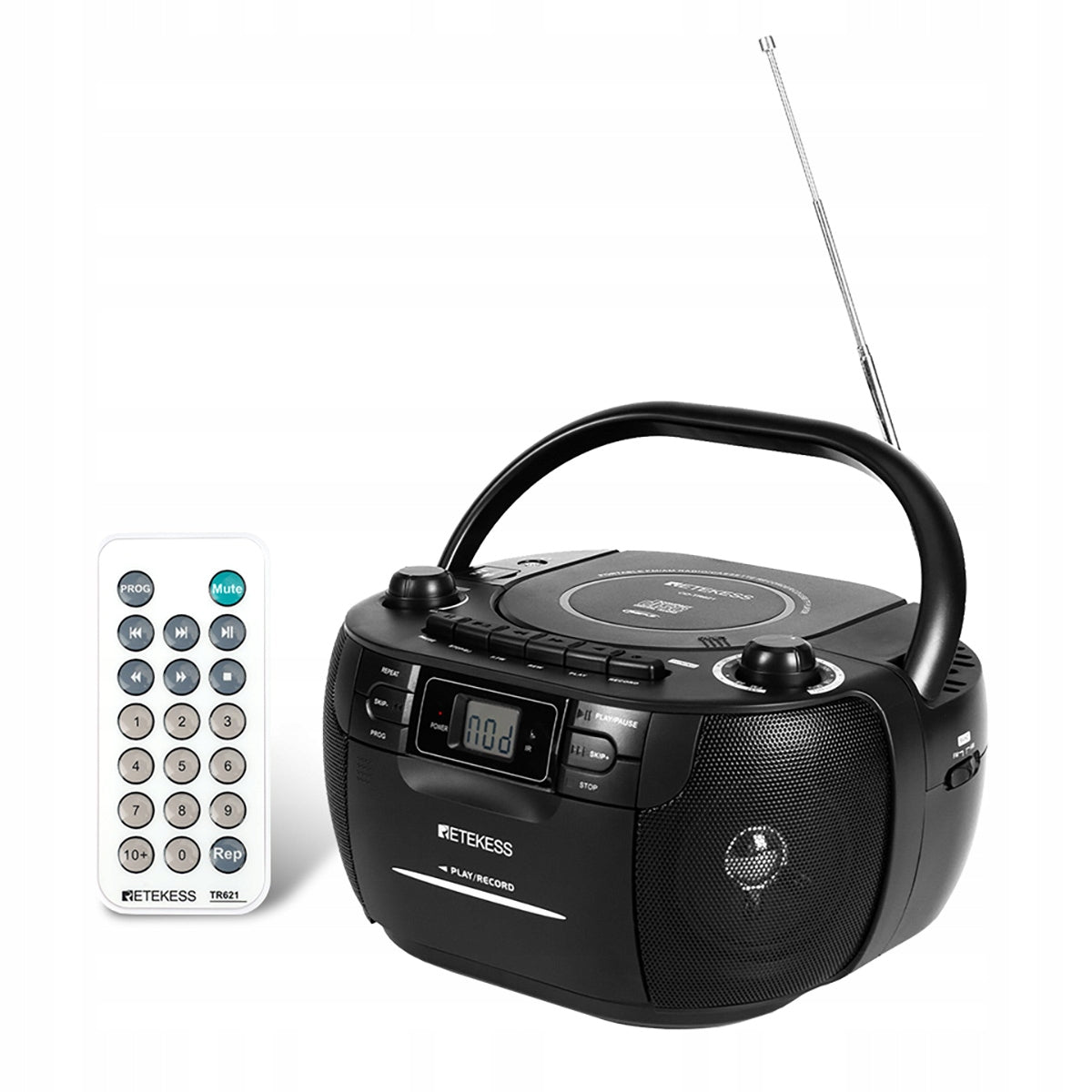 Retekess TR621 CD Player,Network-Battery Radio Portable AM FM