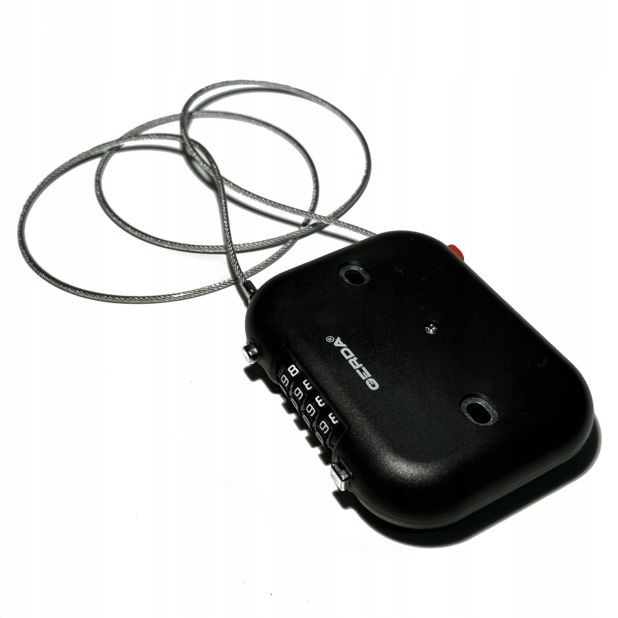 Retractable bicycle lock GERDA MINI COMBO FLEX 900 Black Universal