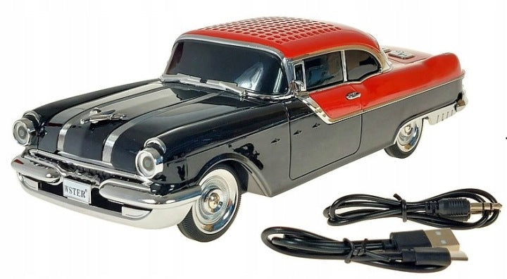 Retro Auto Cadliac Vintage Radio Bluetooth Speaker USB AUX Perfect Gift