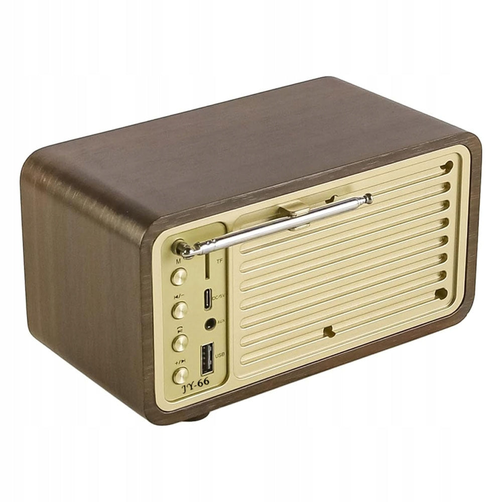 Retro Bluetooth 1500Mah AUX/USB/TF Wooden Speaker And Pendrive Input Model other
