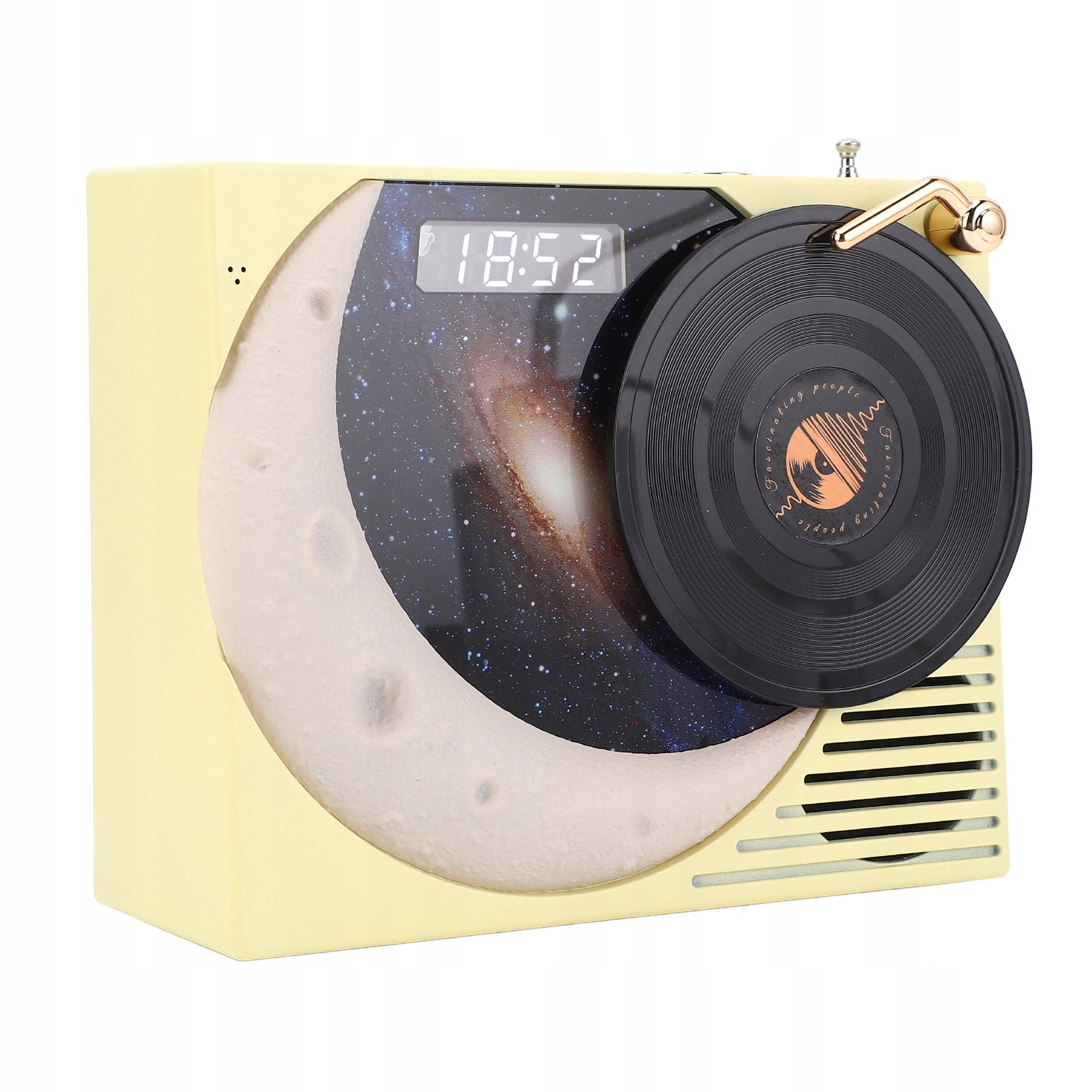 Retro Bluetooth Speaker with Clock Display and 0F Ambient Light Manufacturer code AG250907004819