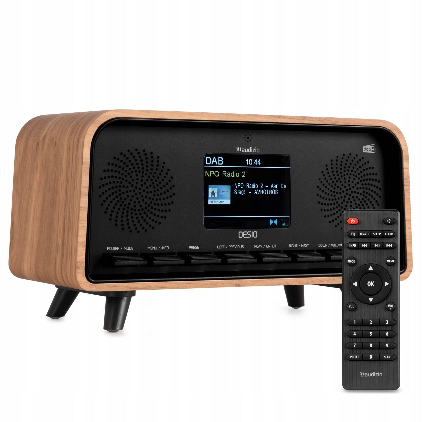 Retro DAB+ and FM Digital Radio Light Wood for Office Kitchen Bedroom Manufacturer code 102.368