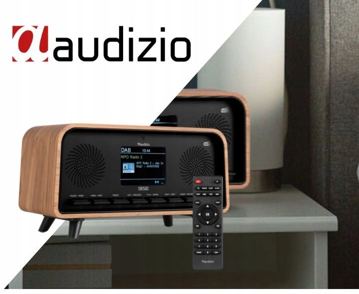 Retro DAB+ and FM Digital Radio Light Wood for Office Kitchen Bedroom Packaging status original