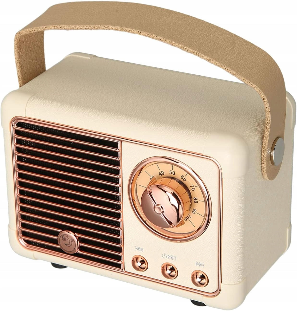 Retro Speaker, 360 Degree HiFi Stereo Sound, Multiple Modes