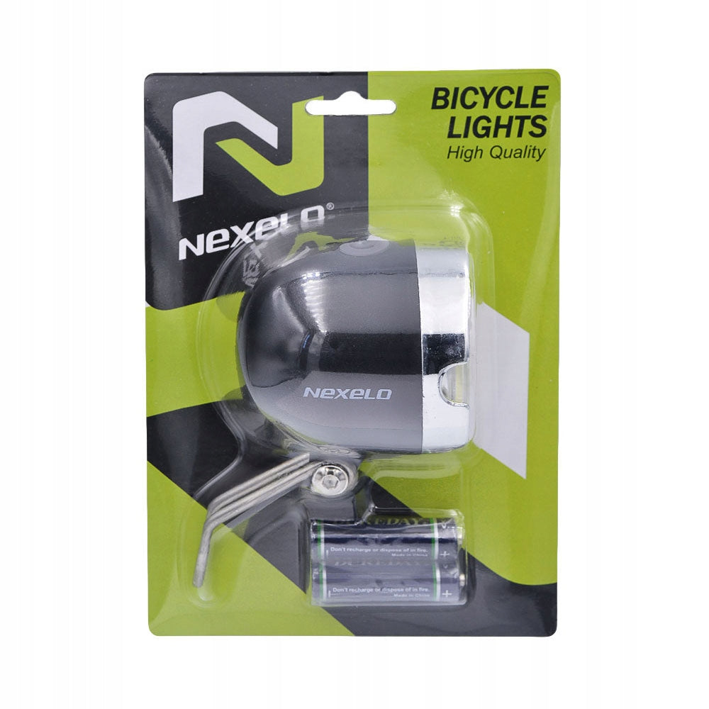 Retro bicycle light front 21LED front bike fork includes batteries Brand Nexelo