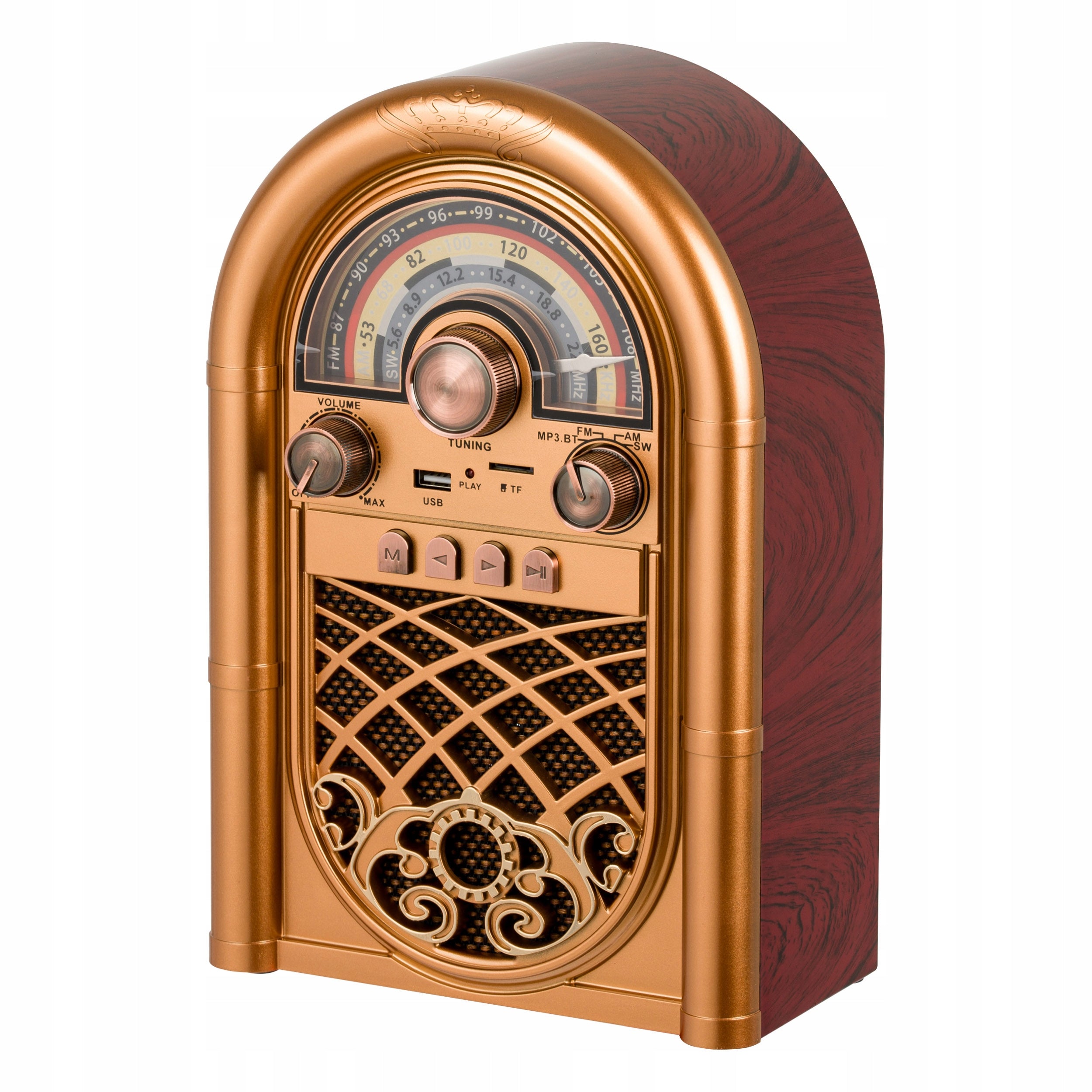 Retropolis New Orleans retro radio 1200mAh USB microSD Bluetooth Powerbank Manufacturer code 667531