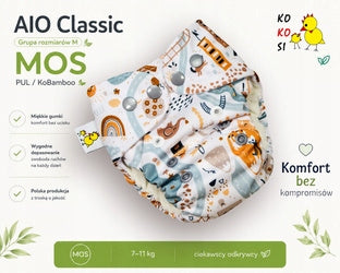 Reusable Diaper AIO MOS PUL/Kobamboo KoKosi, Town