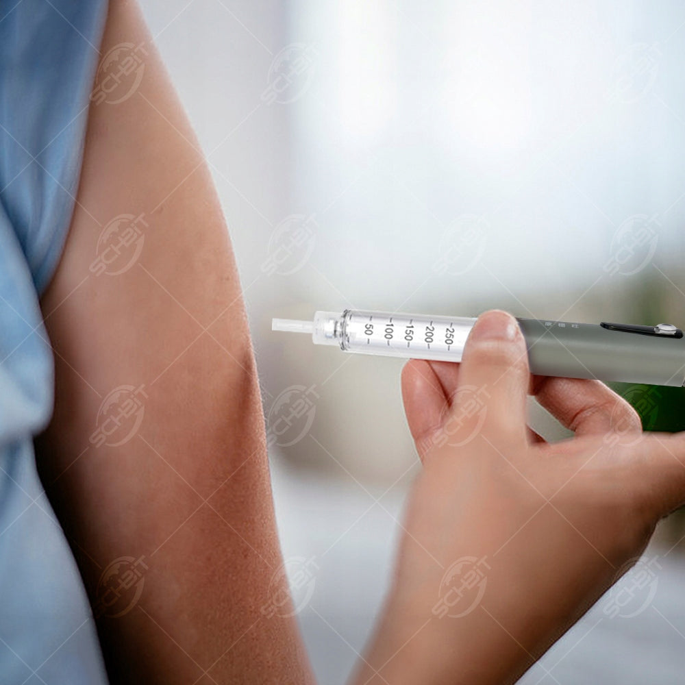 Reusable Insulin Pen - Adjustable 0-60 Dose, Clear Window, 3ml Compatible Packaging status original
