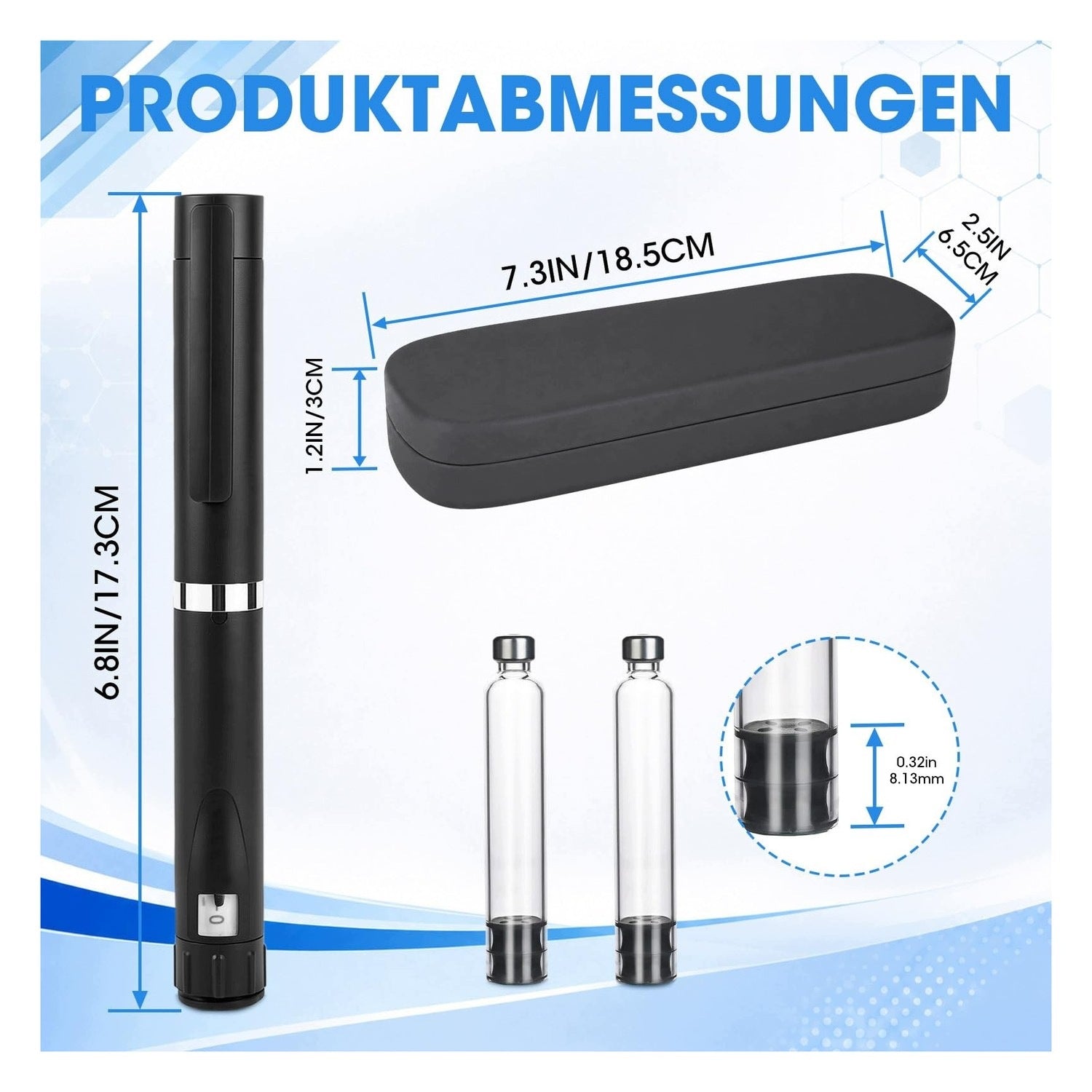 Reusable Insulin Pen - Adjustable Dose - 60 Units Medical device type accessories for a medical device or a product without an intended medical purpose