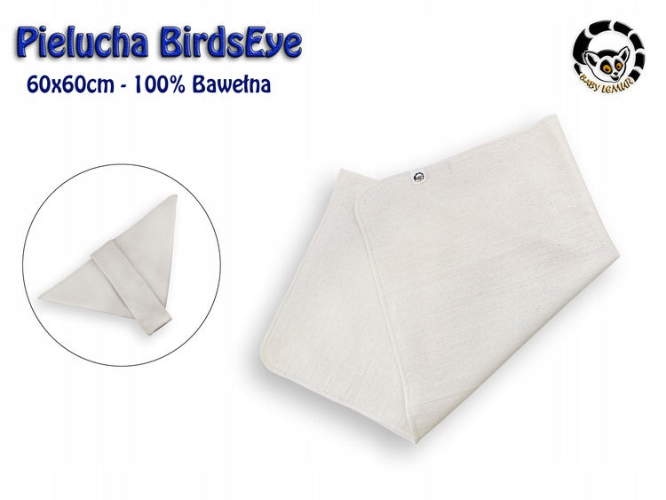 Reusable diaper KoKoSi- Baby Lemur,Tetra BirdsEye - 60x60cm 145g Kind tetra fabric