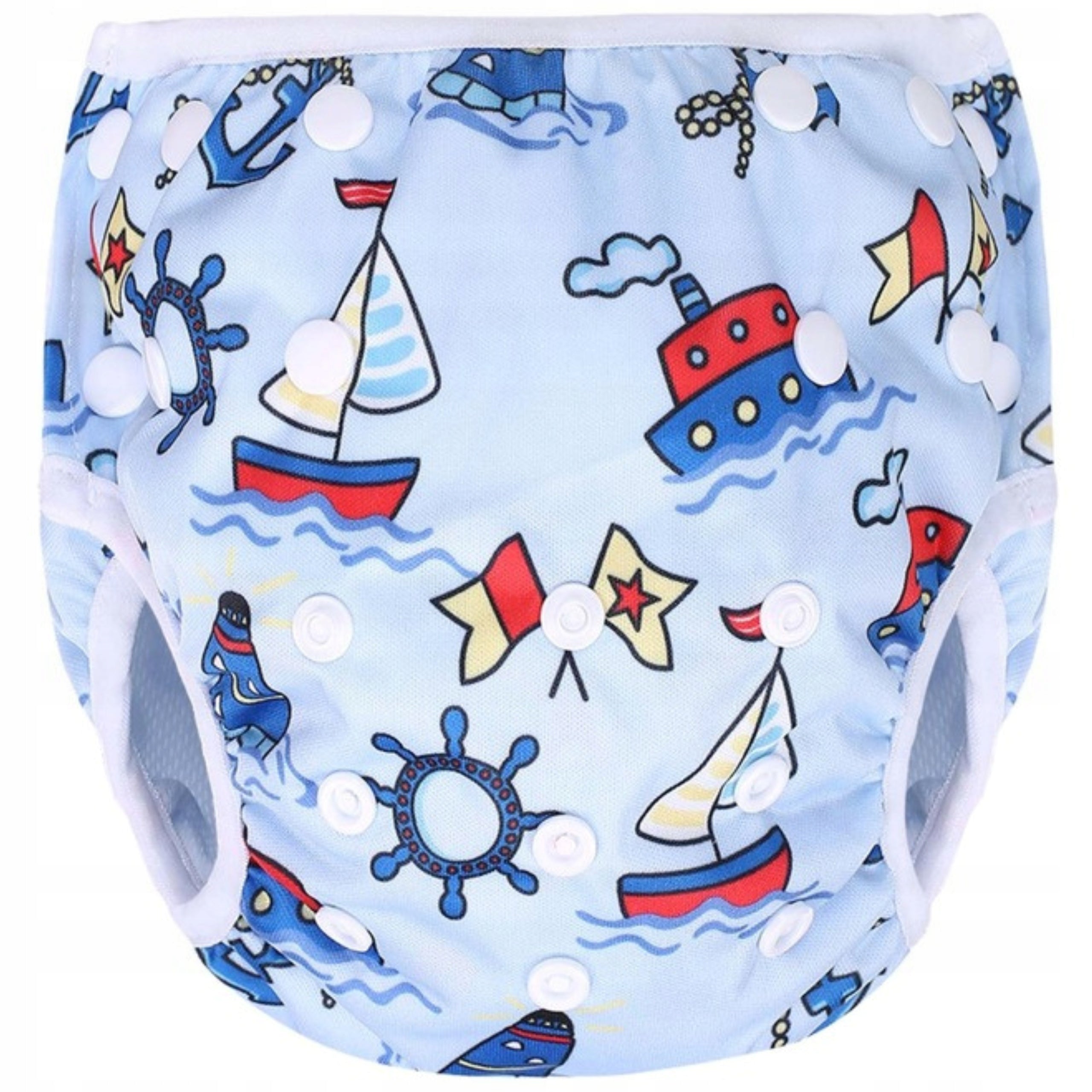 Reusable swimming panties for swimming pool, beach adjustable 3-12 kg SAILBOATS Brand Simed