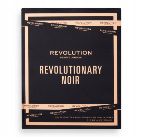 Revolution Revolutionary Noir Gift Set 100ml EDT + 100ml lotion