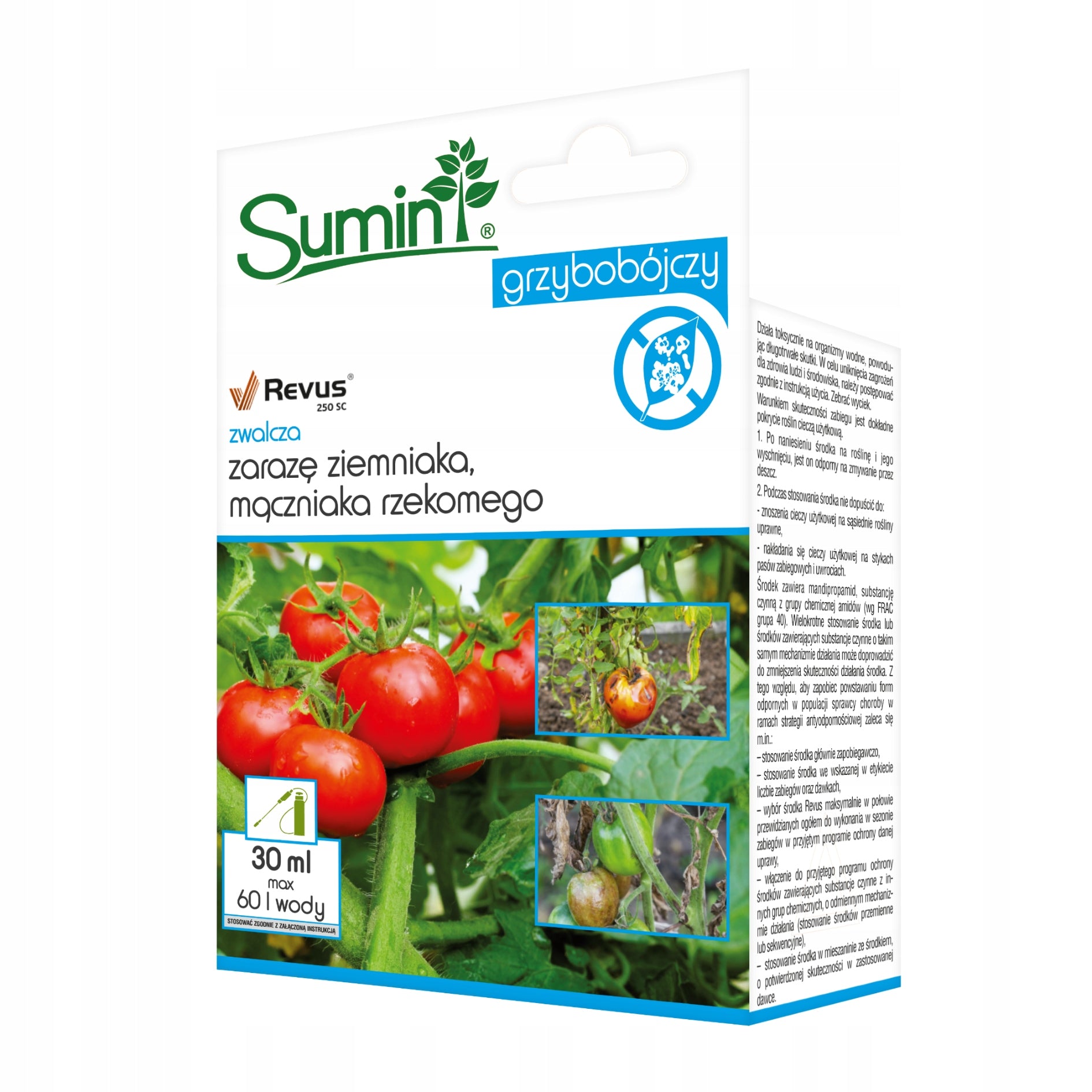 Revus 250 SC 30ml Fungicidal Agent Potato Plague Powdery mildew Spray Packaging status original