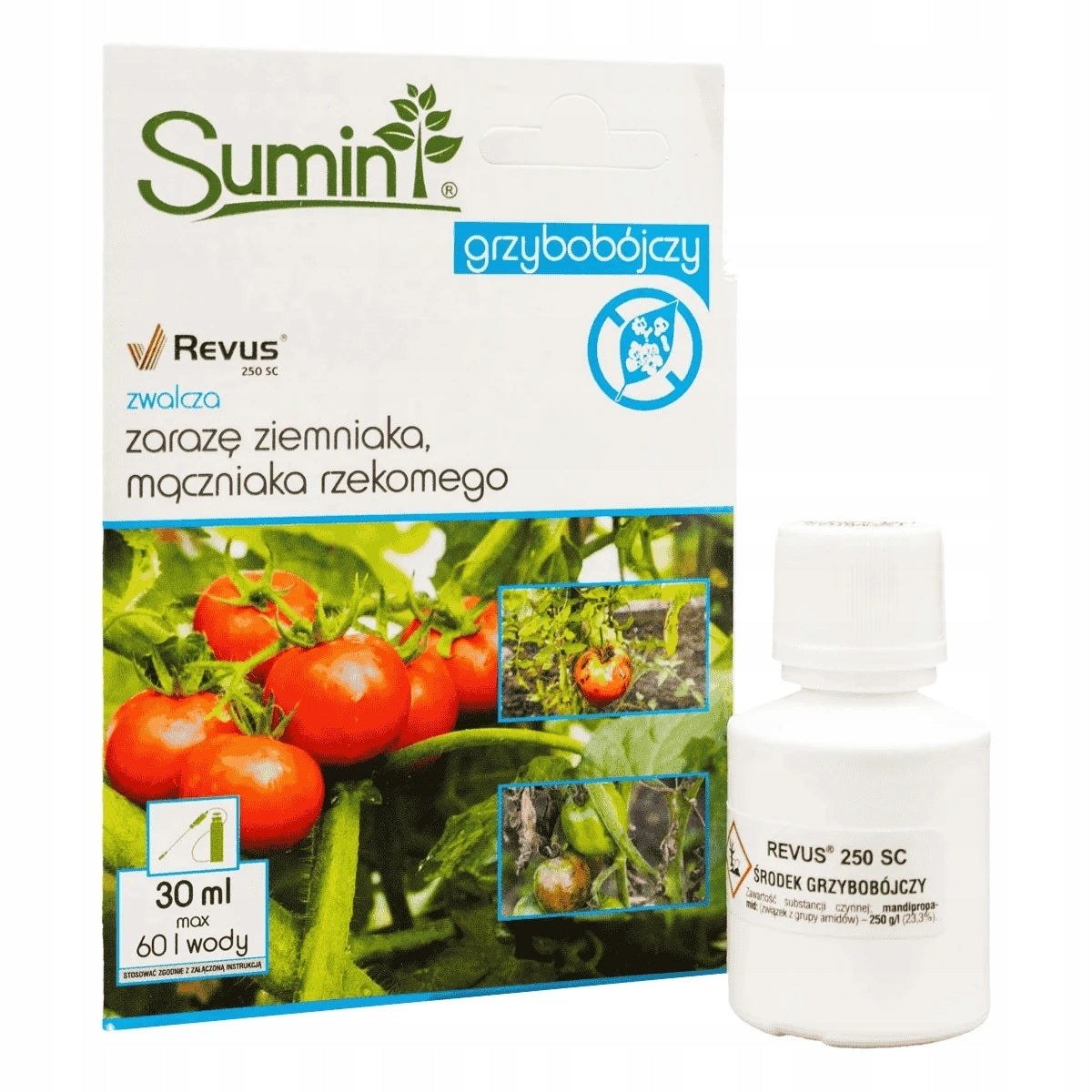 Revus 250 SC SPRAY POWDERY MILDEW POTATO PESTILENESS Agent 30ml/60L Packaging status original