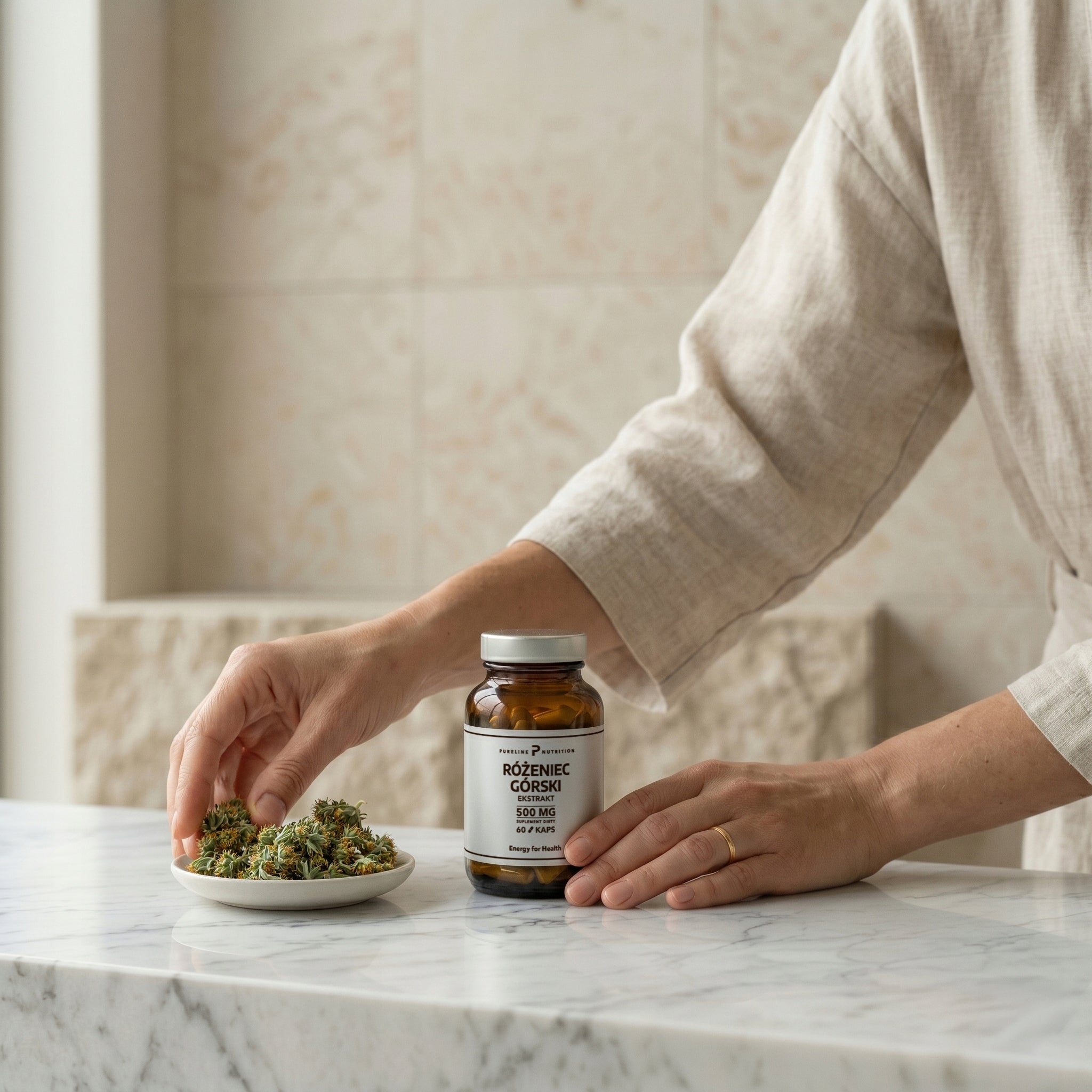 Rhodiola Root Extract 500mg Stress Nerve Concentration Manufacturer code różeniec górski ekstrakt 500 mg