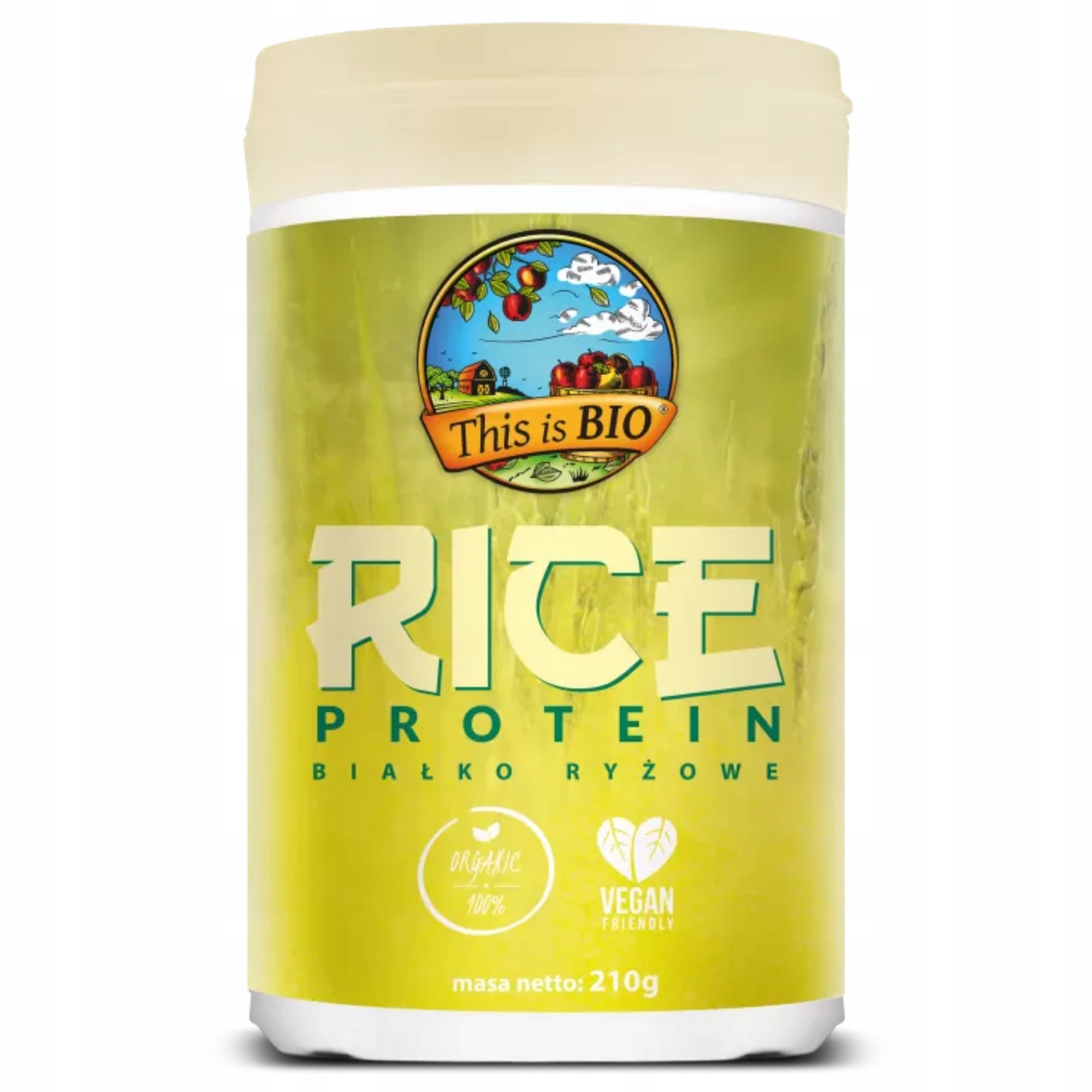 Rice Protein BIO Vegetable Protein Conditioner 88% with Allergen-Free Certification Packaging status original