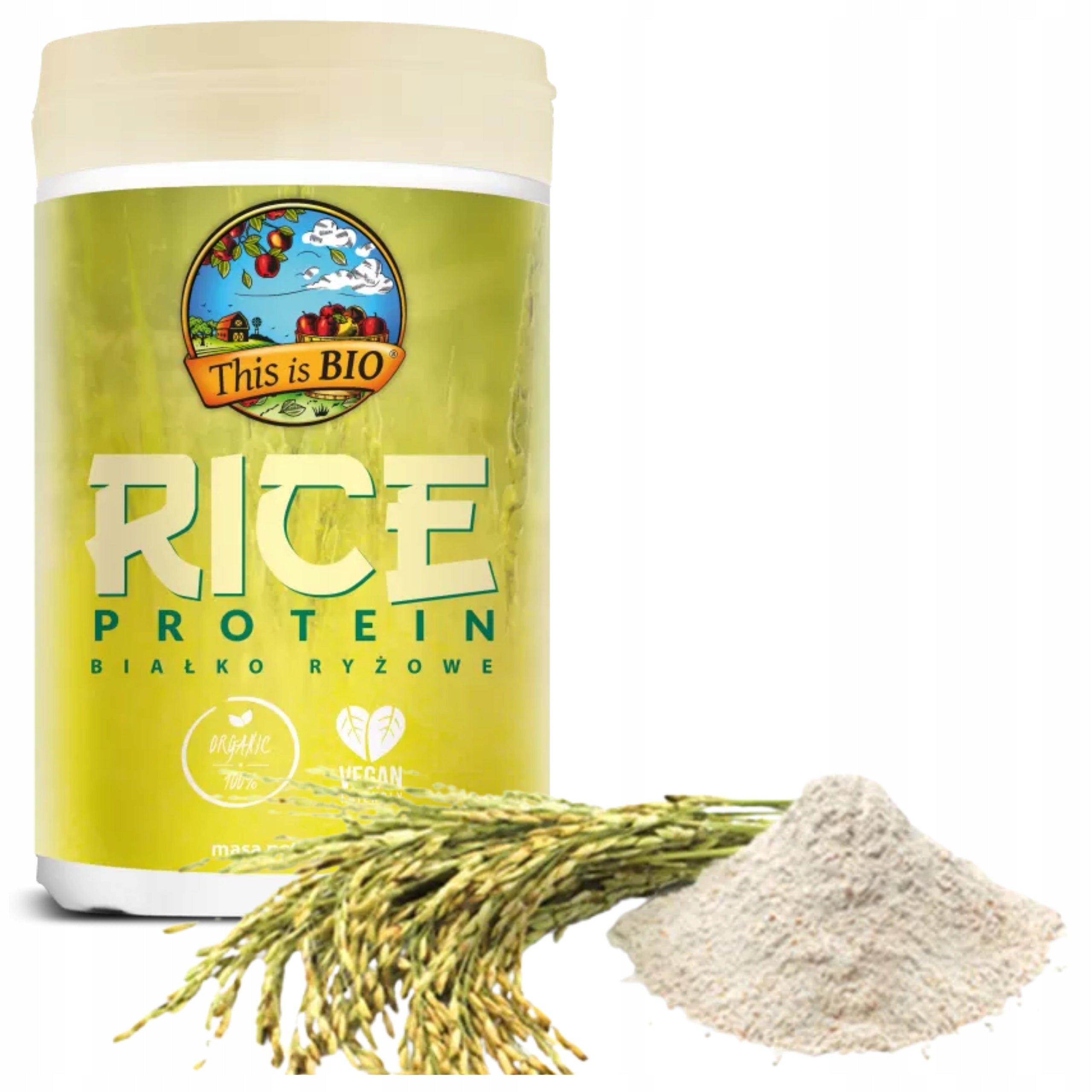 Rice Protein BIO Vegetable Protein Conditioner 88% with Allergen-Free Certification