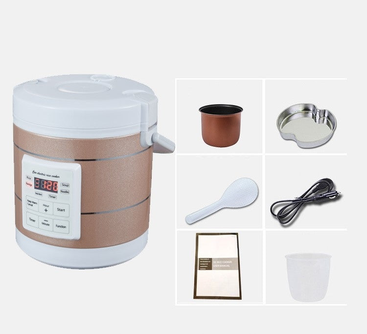 Rice cooker MULTICOOKER portable HIKING 1,6l 12V 24V tir MOTORHOME Manufacturer code RYŻOWAR samochodowy 1,6L MULTICOOKER 12V 24V