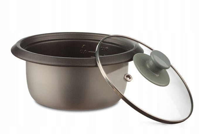 Rice cooker automatic pot for cooking rice and steamed groats 1 liter Brand De Gusto