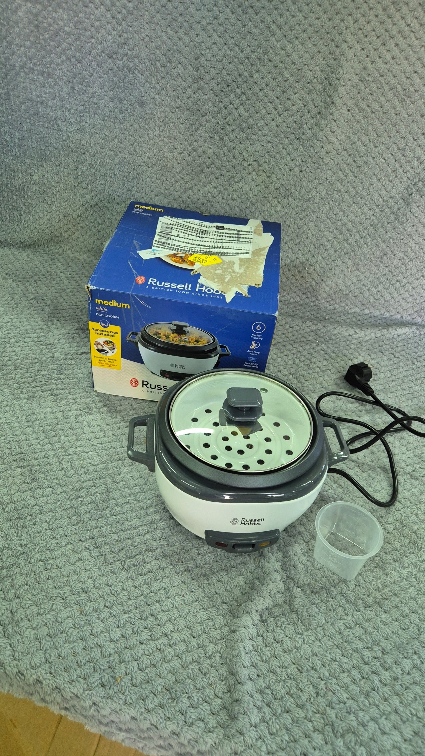 Rice pot Russell Hobbs 27030-56 white Manufacturer code 27030-56