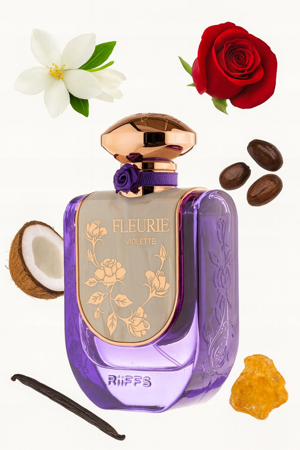 Riiffs Fleurie Violette Perfumed Water for Women 100ml Brand Riiffs Perfumes