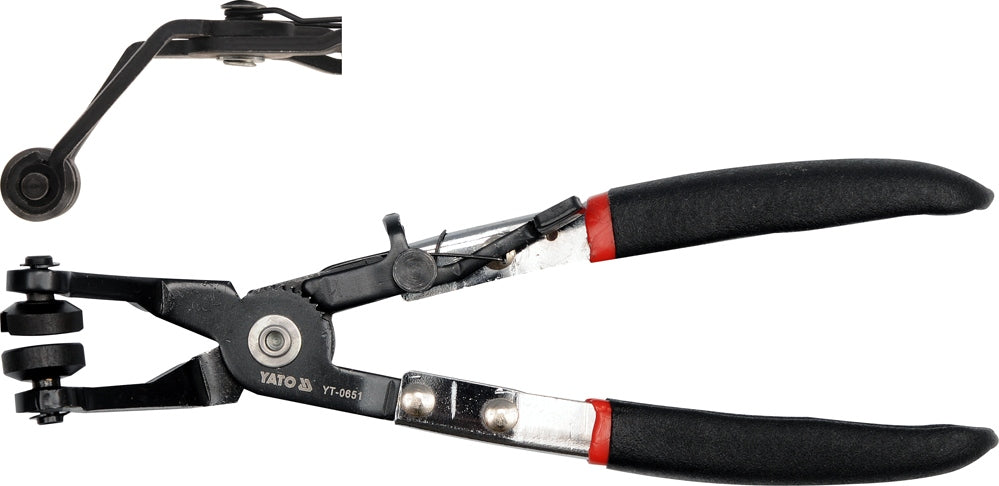 Ring pliers Yato bent 215 mm