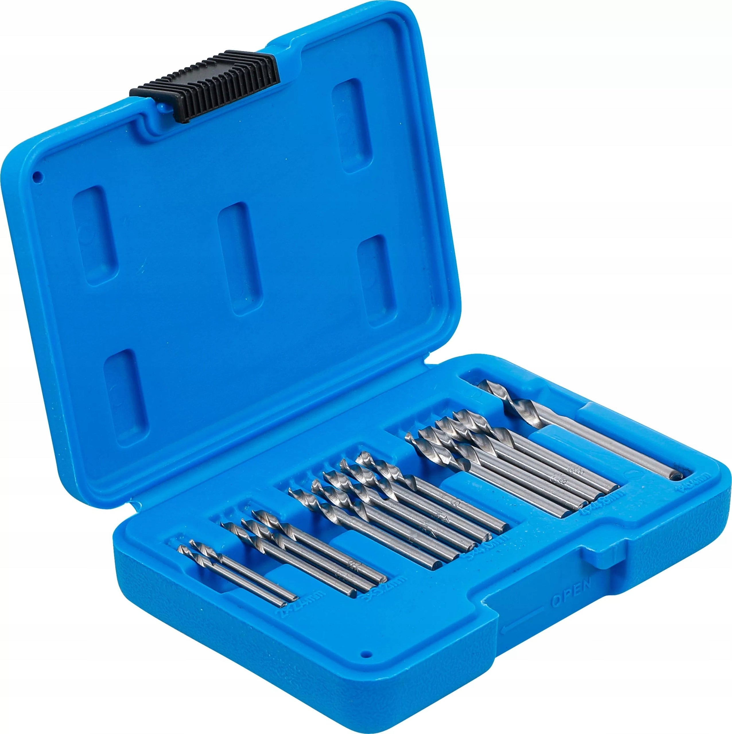 Rivet Drill Bits 2,4-6,4mm Drill Bit Set 15pcs HSS, BGS-Germany Mounting type cylindrical