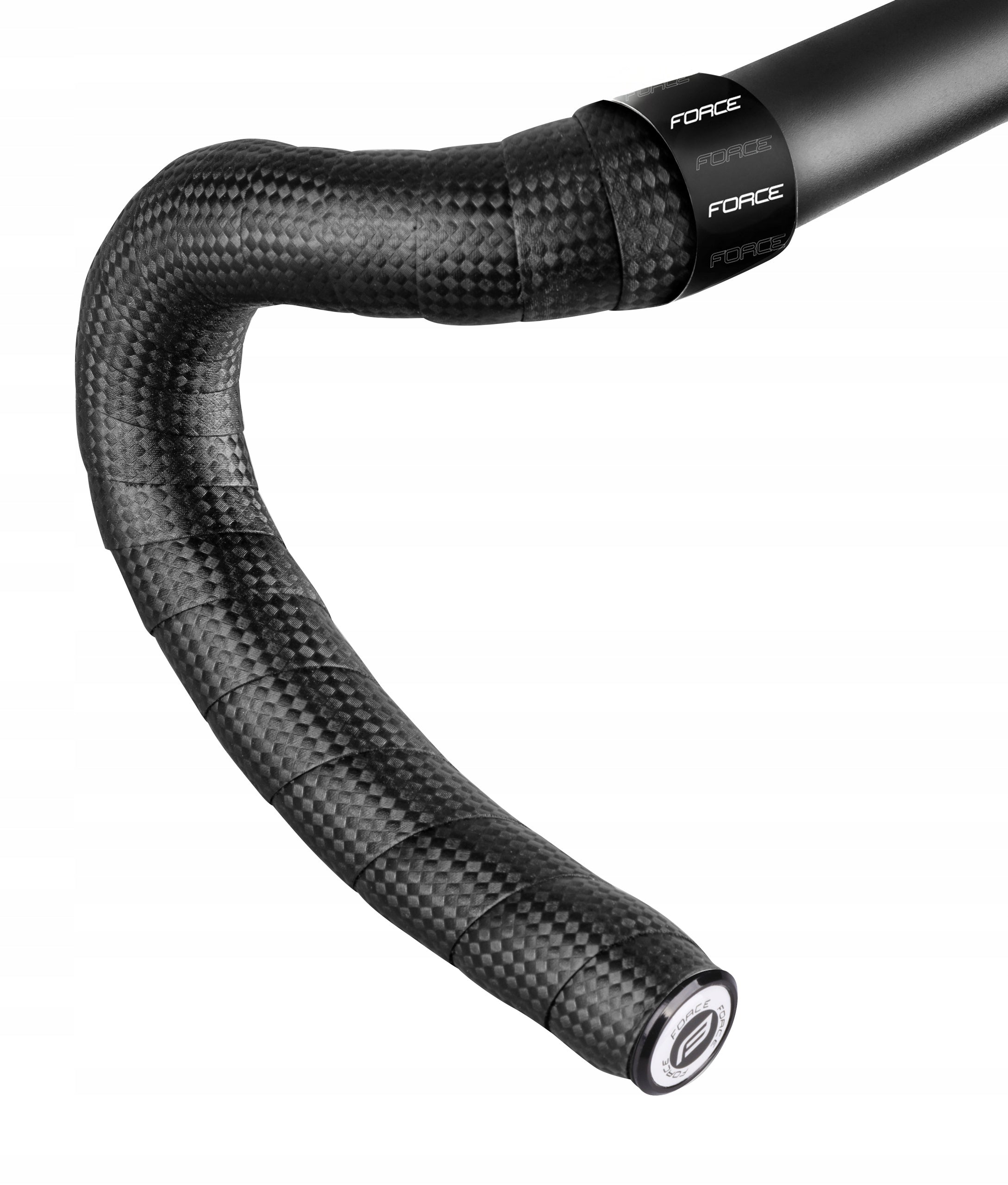 Road steering wheel wrap FORCE CARBON black 30x2100 Brand Force