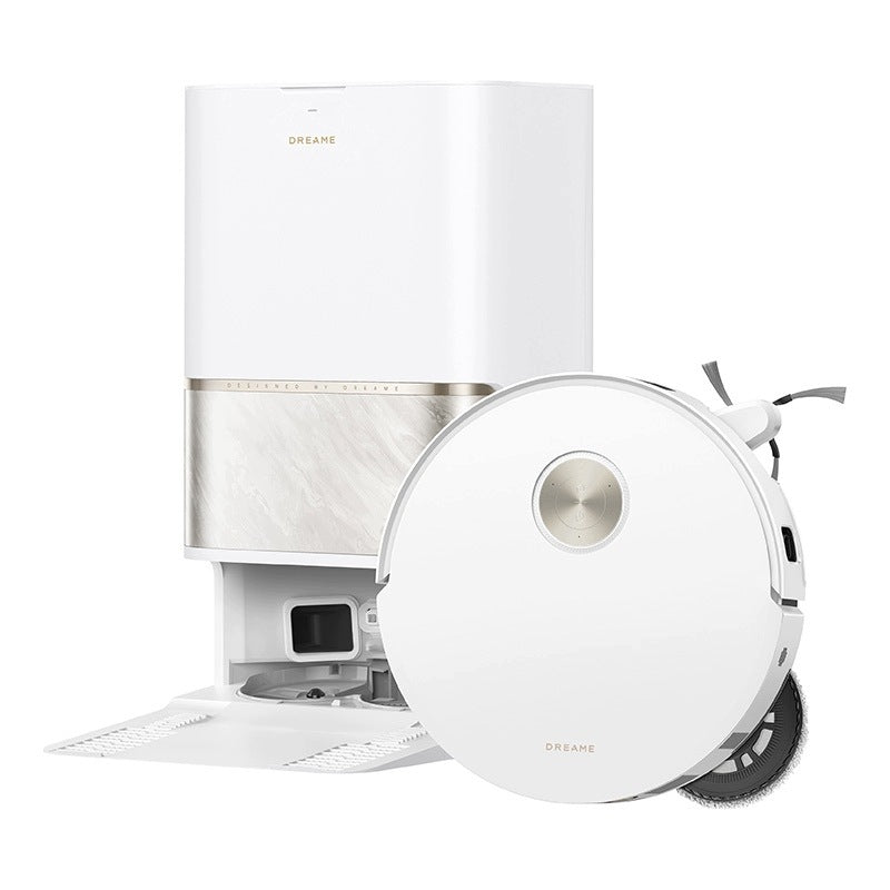 Robot Cleaning Dreame L60 Ultra With Station Vacuuming Mopping WiFi White
