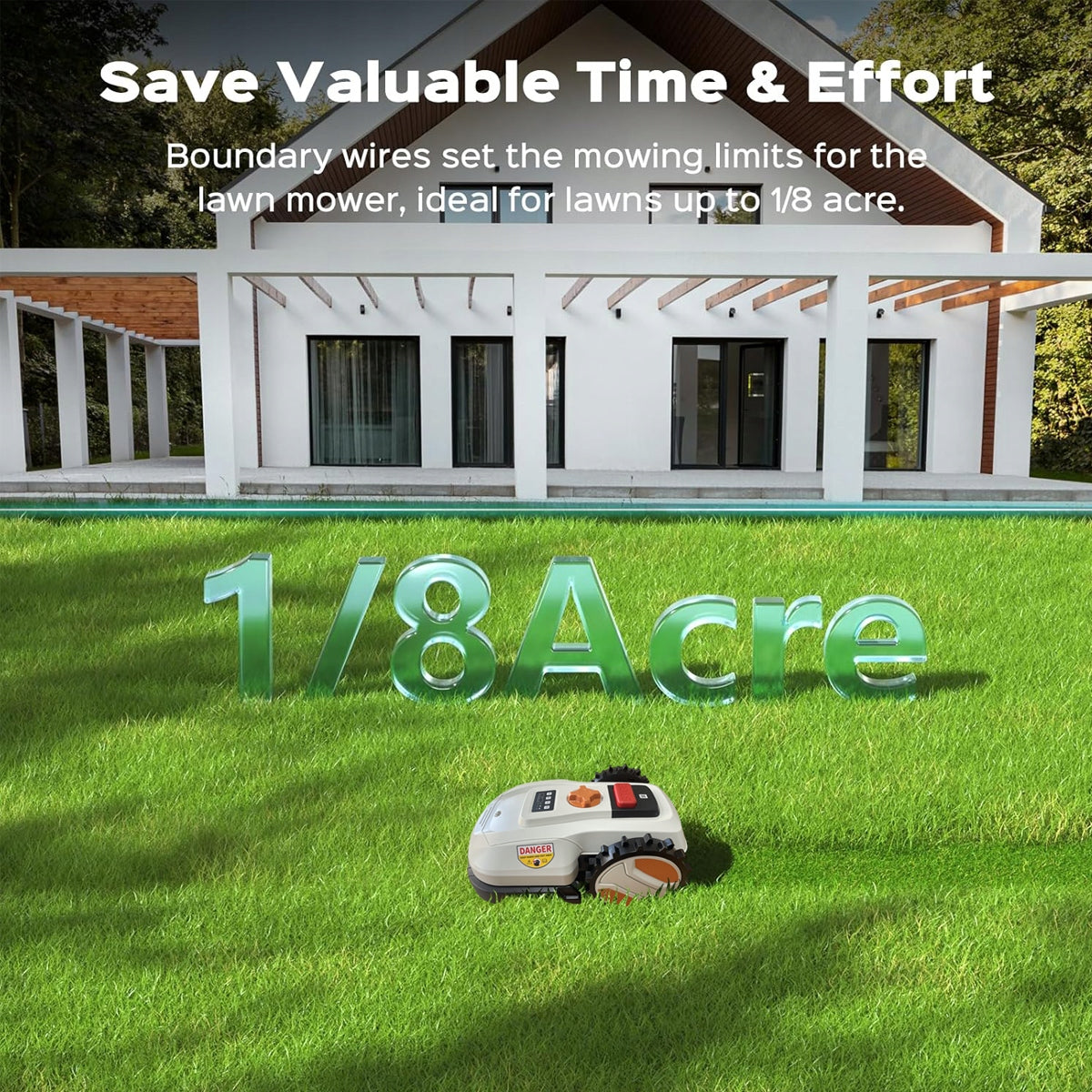 Robot Lawn Mower App Wifi Bluetooth for 600m² Garden care 2Ah Battery Packaging status original