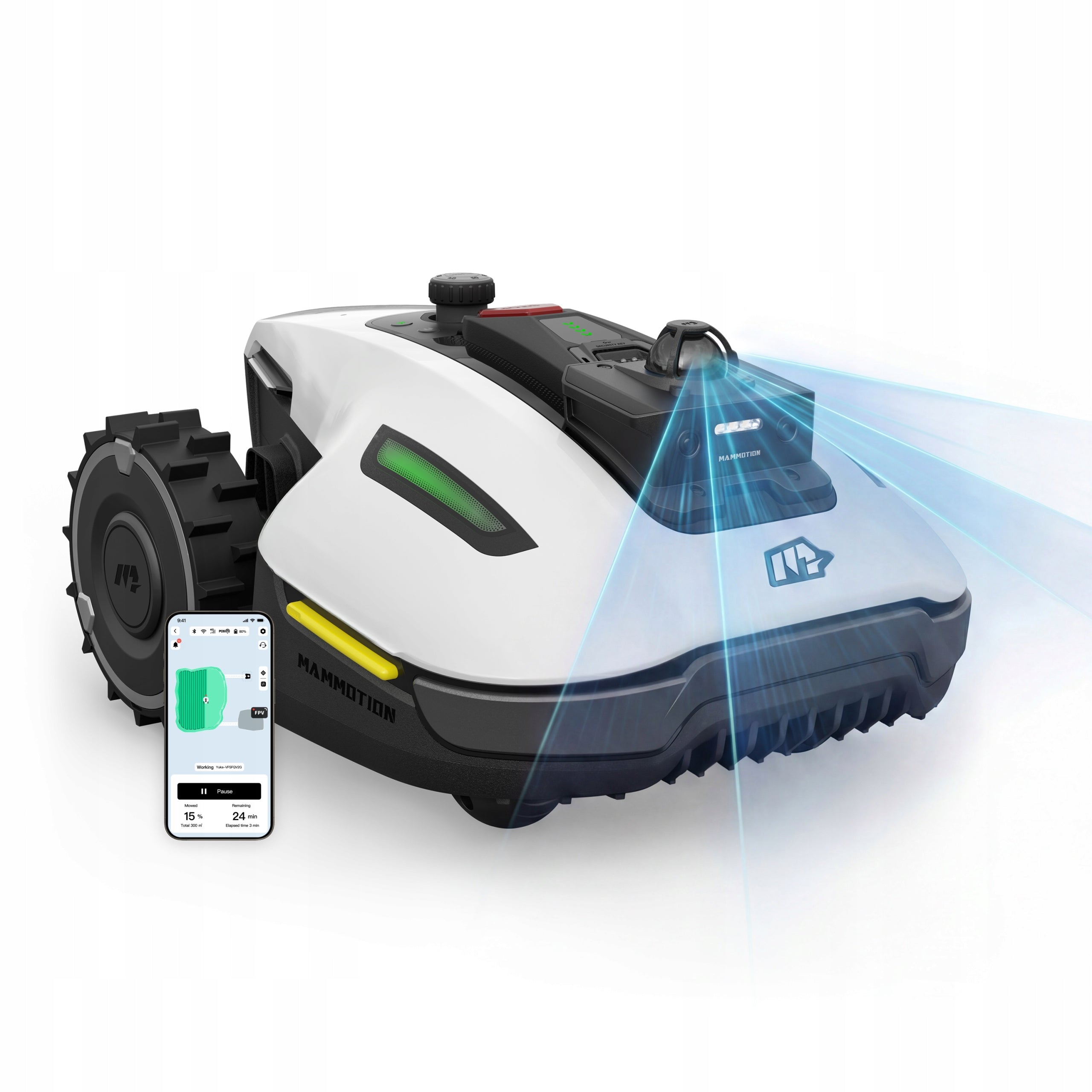 Robot Mower Mammotion YUKA mini 2 1000 Lawn mower Without cable 360° LiDAR Packaging status original
